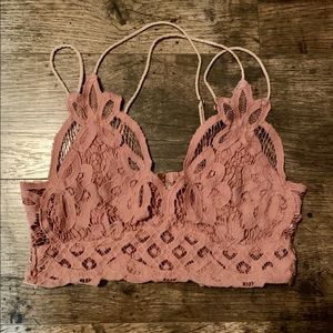 Free people Adella  bralette Rose small
